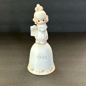 Precious Moments 1992 Christmas Bell Figurine 527726 Collectible